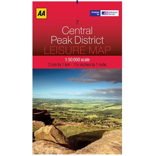 AA  Leisure Map 7 Central Peak District